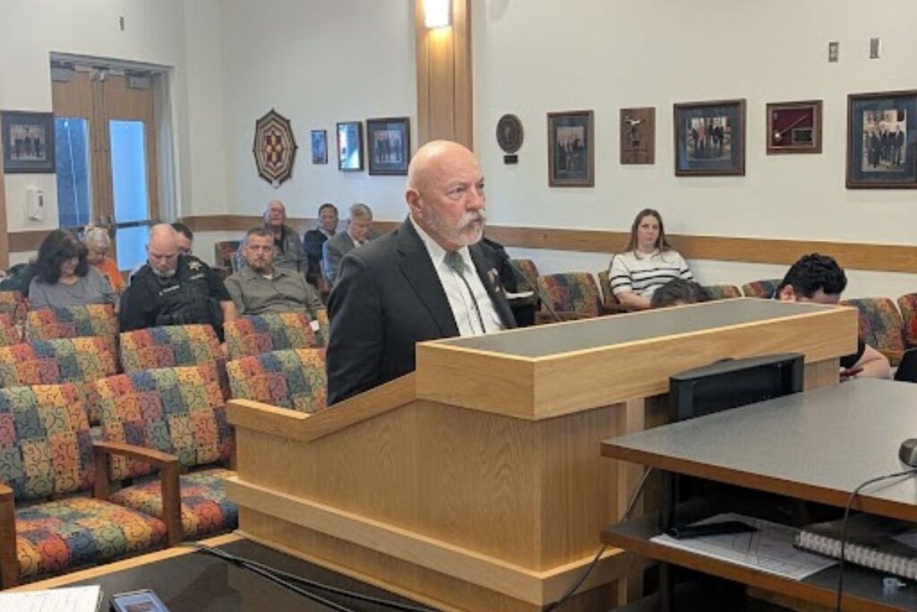 Mark Fischer, chair of the Lincoln County Board of Commissioners, has been recommended by his colleagues to fill an open New Mexico Senate seat. 