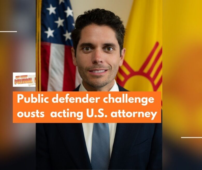 A federal judge ruled Wednesday that Ryan Ellison, New Mexico’s acting U.S. attorney, was improperly appointed and cannot serve in that role.