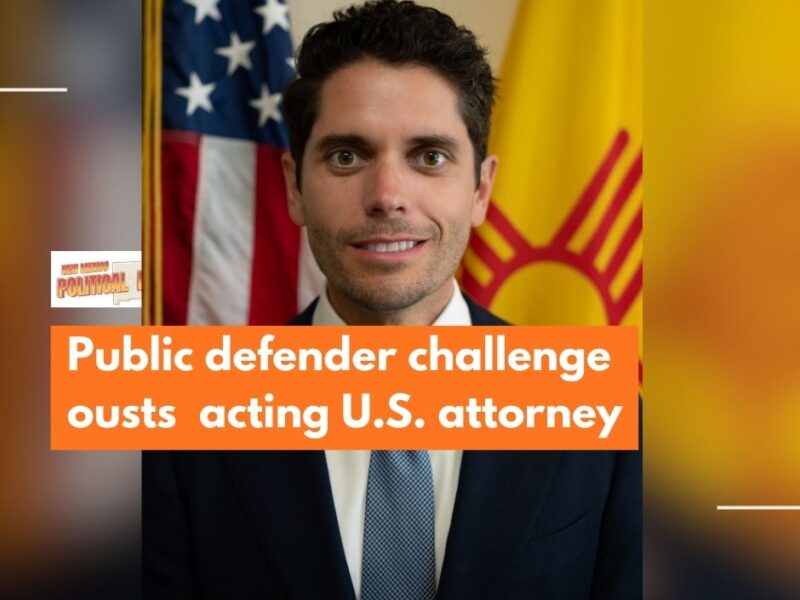 A federal judge ruled Wednesday that Ryan Ellison, New Mexico’s acting U.S. attorney, was improperly appointed and cannot serve in that role.