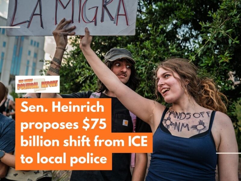 Sen. Heinrich proposes $75 billion shift from ICE to local police