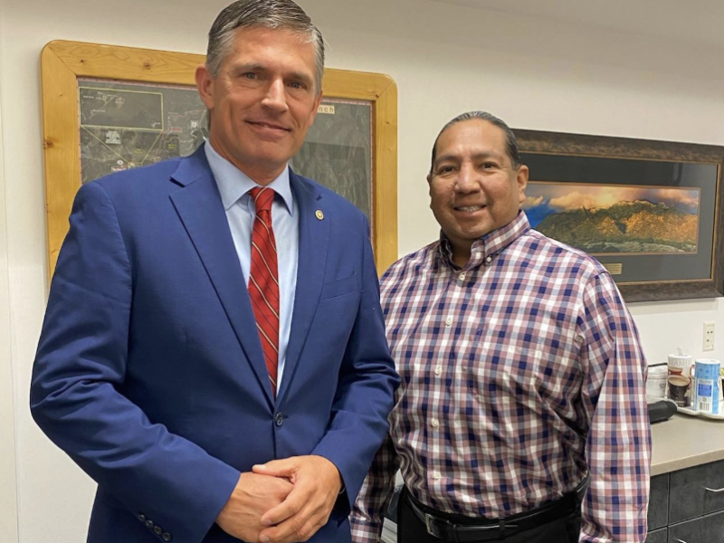 Martin Heinrich and Stuart Paisano