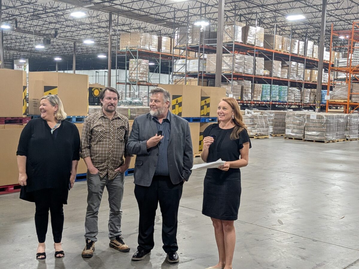 Rep. Stansbury visits Roadrunner Food Bank, warns of rising child hunger