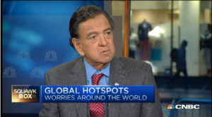 Screenshot of former New Mexico governor Bill Richardson on CNBC's Squawk Box on March 27, 2015.