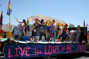 A float at Albuquerque Pride 2008. Photo Credit: rachelbinx cc
