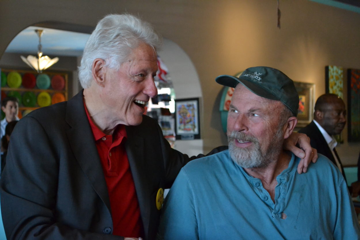 Bill Clinton takes Hillary campaign to The Range