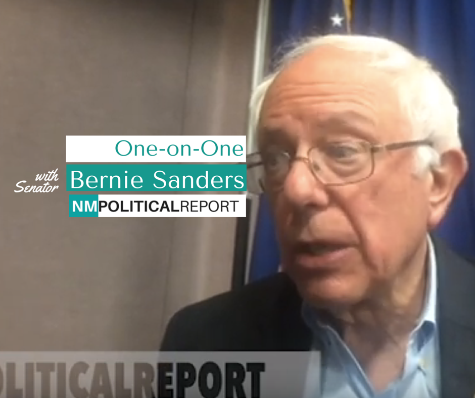 VIDEO: Sanders discusses New Mexico issues