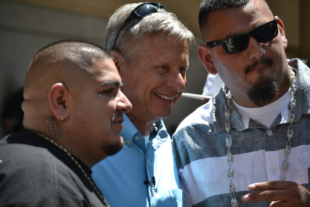 Johnson gets a New Mexico welcome at ABQ rally