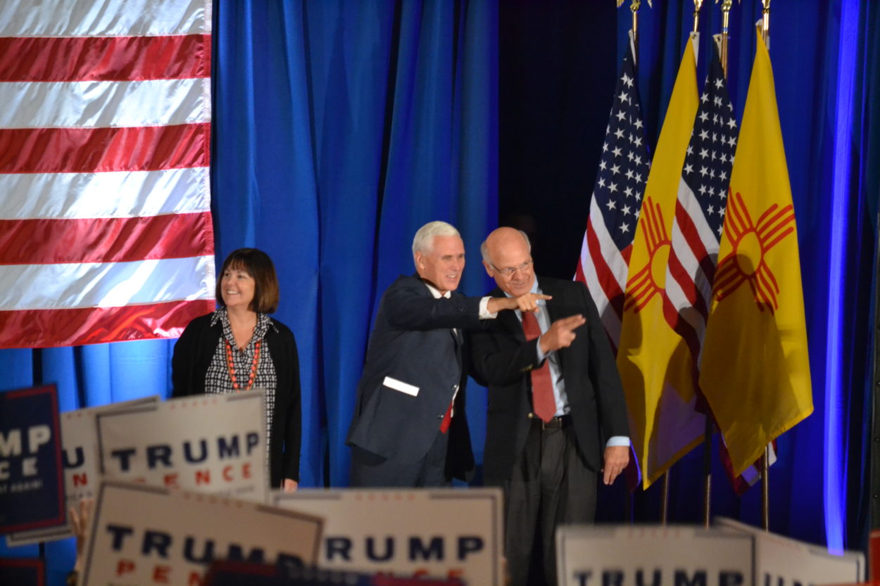 NM politicians backing Trump speak at Pence rally