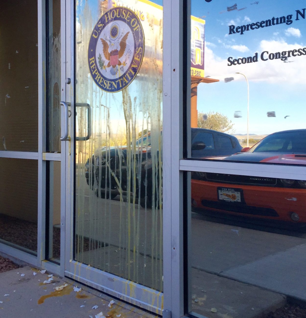 Pearce Las Cruces office vandalized