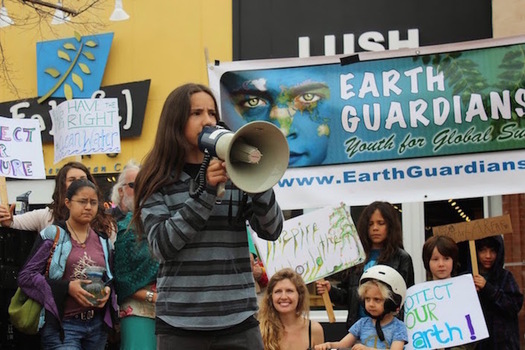 Earth Guardians youth in NM for activist training