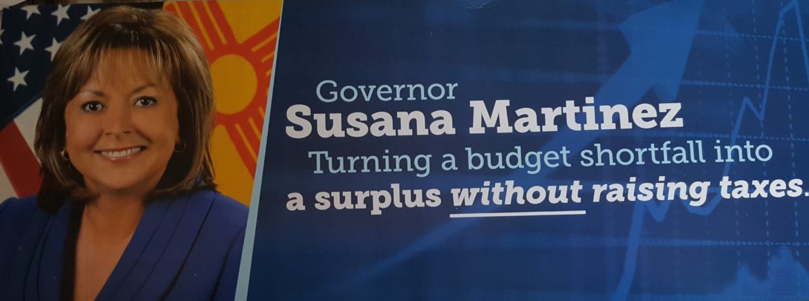 Governor takes credit for surplus brought by oil and gas rebound