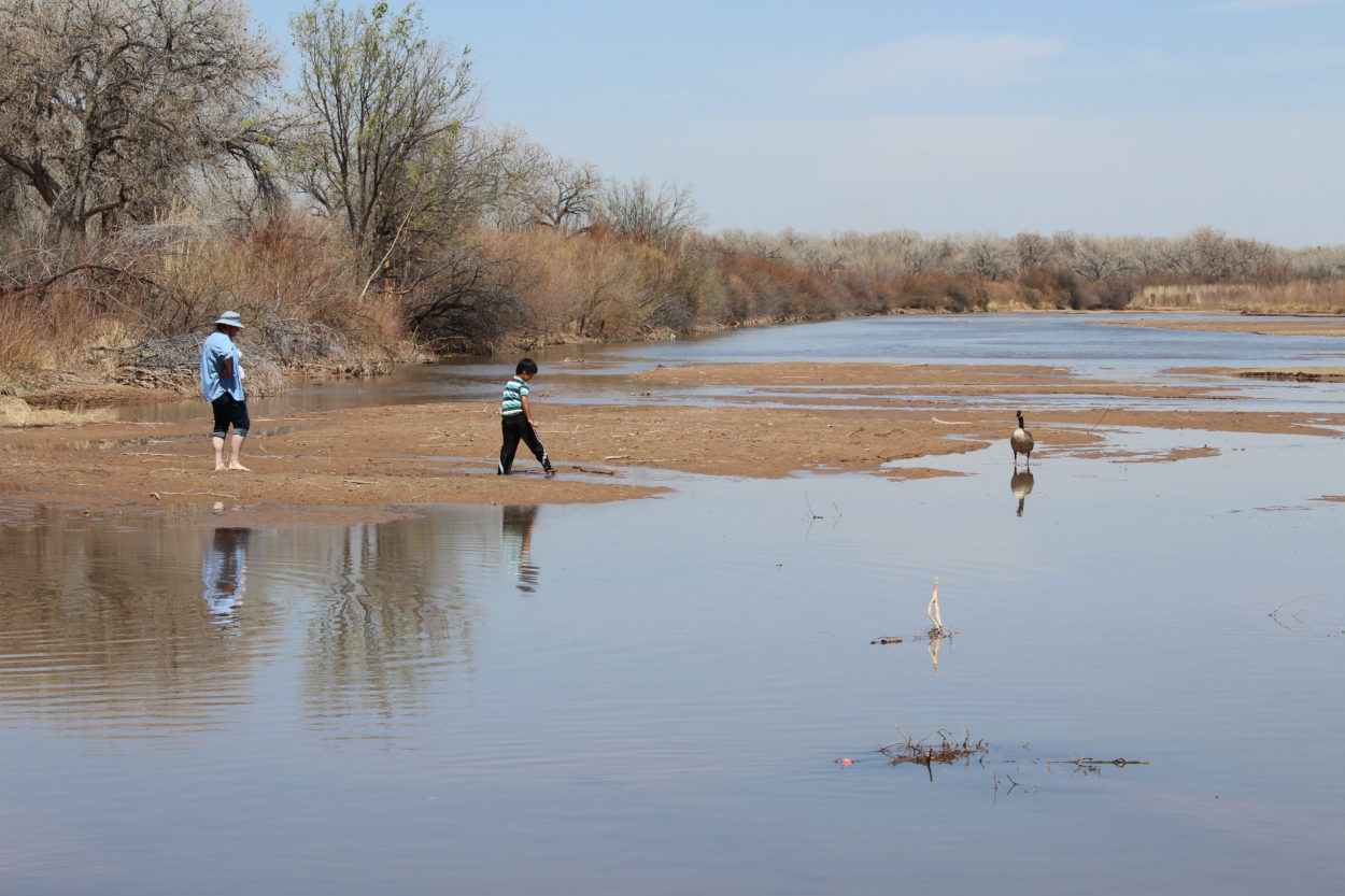 It’s only April and a stretch of the Rio Grande has already dried