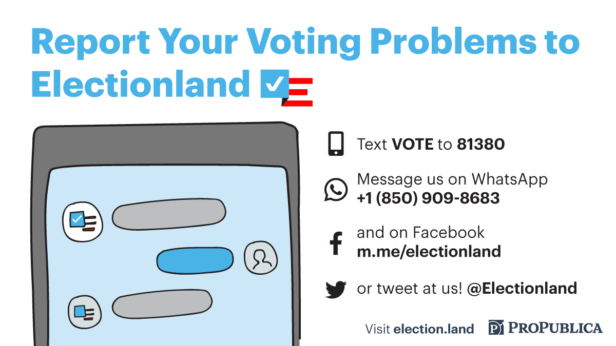Report voting, ballot access programs through Electionland
