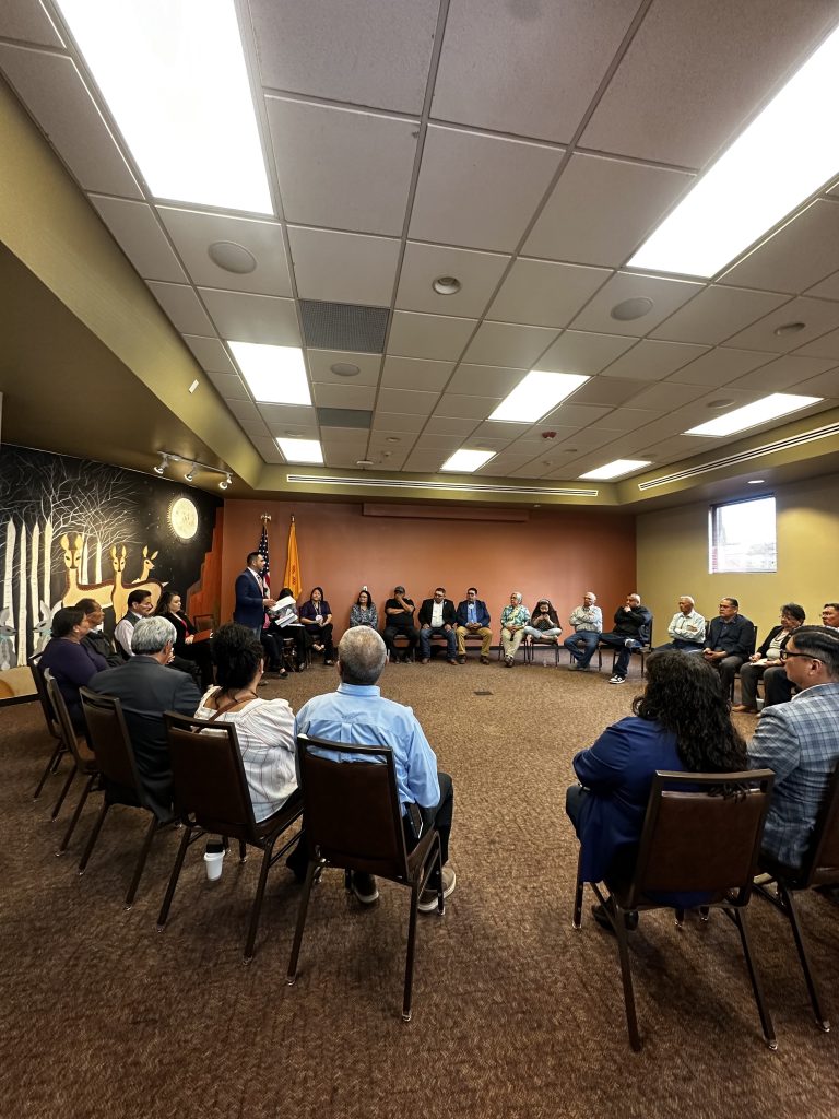Vasquez hears concerns from Tribal leaders 