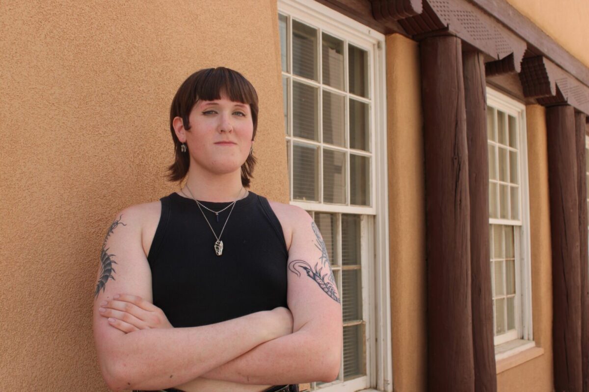 UNM senior Kylie Pucella says the uptick in anti-trans laws has made her worried about her own care.
