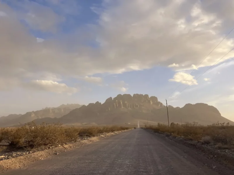The Florida Mountains in Luna County.