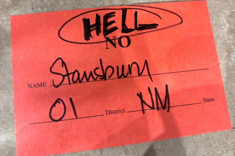 U.S. Rep. Melanie Stansbury shared her vote on social media Thursday.