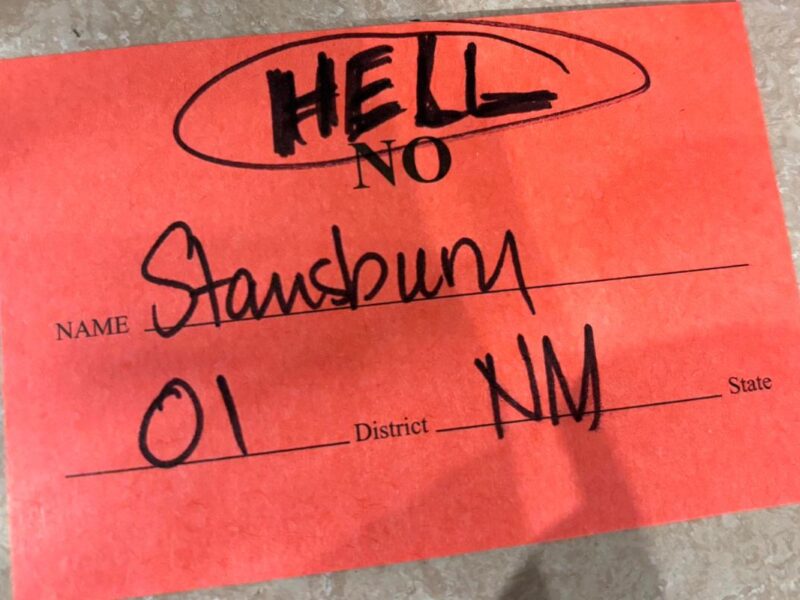 U.S. Rep. Melanie Stansbury shared her vote on social media Thursday.