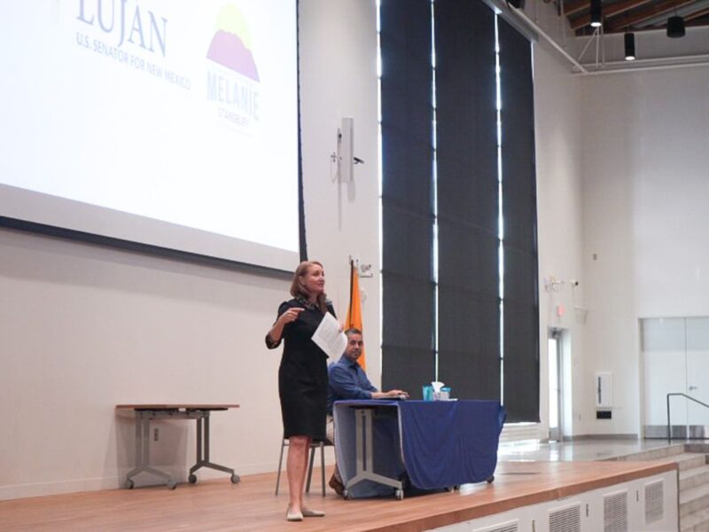 Stansbury Lujan town hall