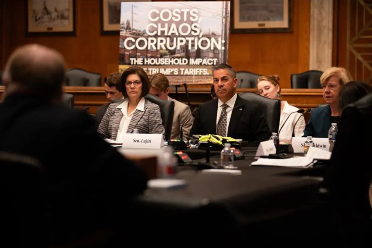 Senators Ben Ray Luján (D-N.M.) and Catherine Cortez Masto (D-Nev.), members of the Senate Finance Committee, hosted a “Spotlight Forum” to analyze the economic impact of President Donald Trump's tariffs.