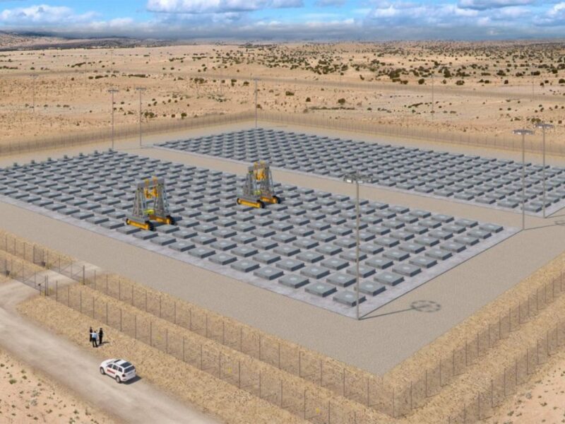 Pictorial view of the HI-STORE Consolidated Interim Storage Facility