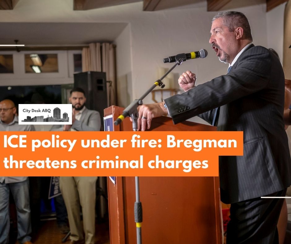 Sam Bregman, district attorney for New Mexico's Second Judicial District, sent a letter Wednesday to Bill Shaw, an Immigration and Customs Enforcement assistant field office director, raising concerns about ICE operations in the state.