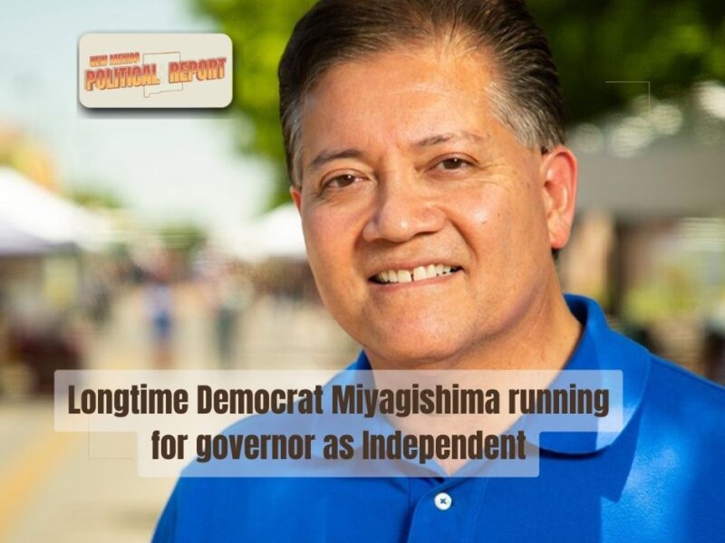 Longtime Dem. Miyagishima switches to run for governor as independent