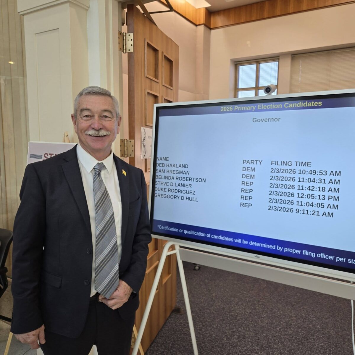 Oops! Candidate for Gov forgot to file paperwork to make the ballot. Now what?