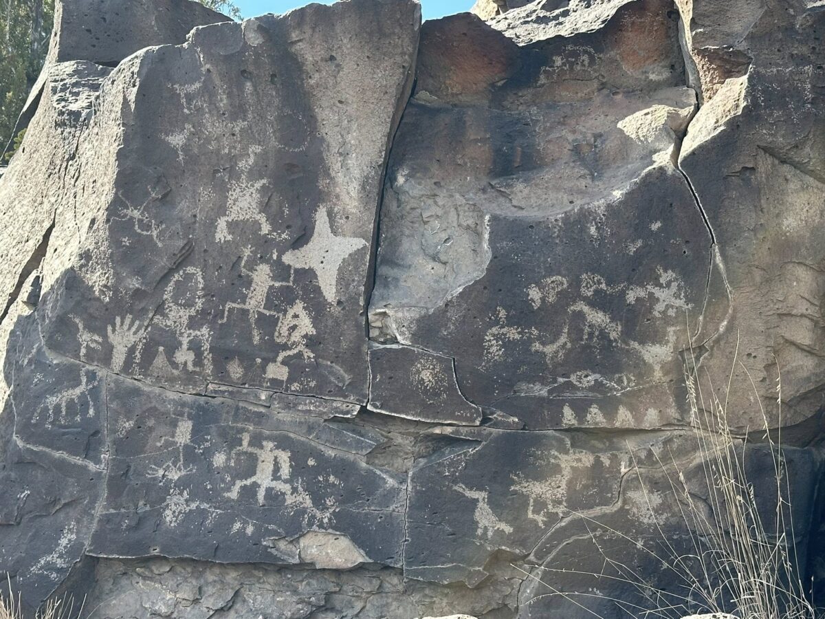 Petroglyphs in the Caja del Rio outside Santa Fe