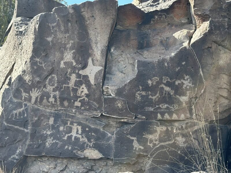 Petroglyphs in the Caja del Rio outside Santa Fe