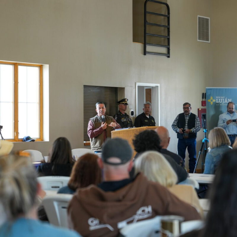 Luján meets with northern New Mexico communities to organize against uranium drilling in Chama watershed