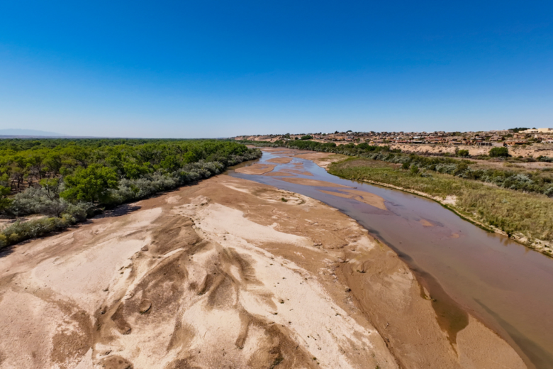 Parts of the Rio Grande flowing through Albuquerque will go dry again this summer, water managers warned Wednesday — repeating a pattern that has now struck the region multiple times in recent years — unless monsoon conditions improve significantly. (Roberto E. Rosales)