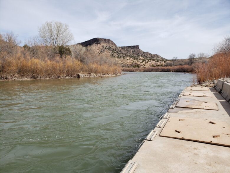 The Rio Grande, which the Buckman Direct Diversion treats to make drinkable water for Santa Fe and surrounding communities, pictured in 2020. (Courtesy of The Buckman Direct Diversion via Source NM)