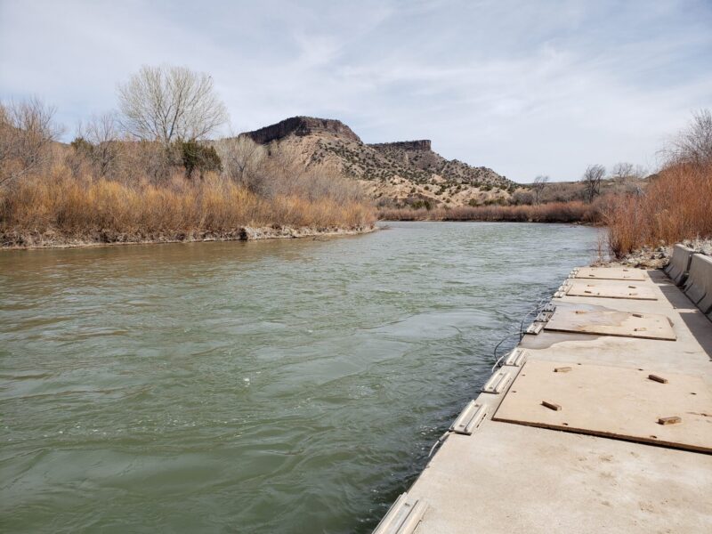The Rio Grande, which the Buckman Direct Diversion treats to make drinkable water for Santa Fe and surrounding communities, pictured in 2020. (Courtesy of The Buckman Direct Diversion via Source NM)