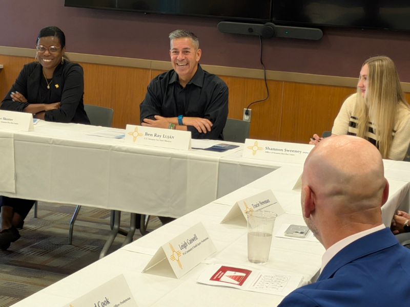 Luján, hospital leaders talk Medicaid ‘headwinds’ and rural health gaps at Rio Rancho roundtable