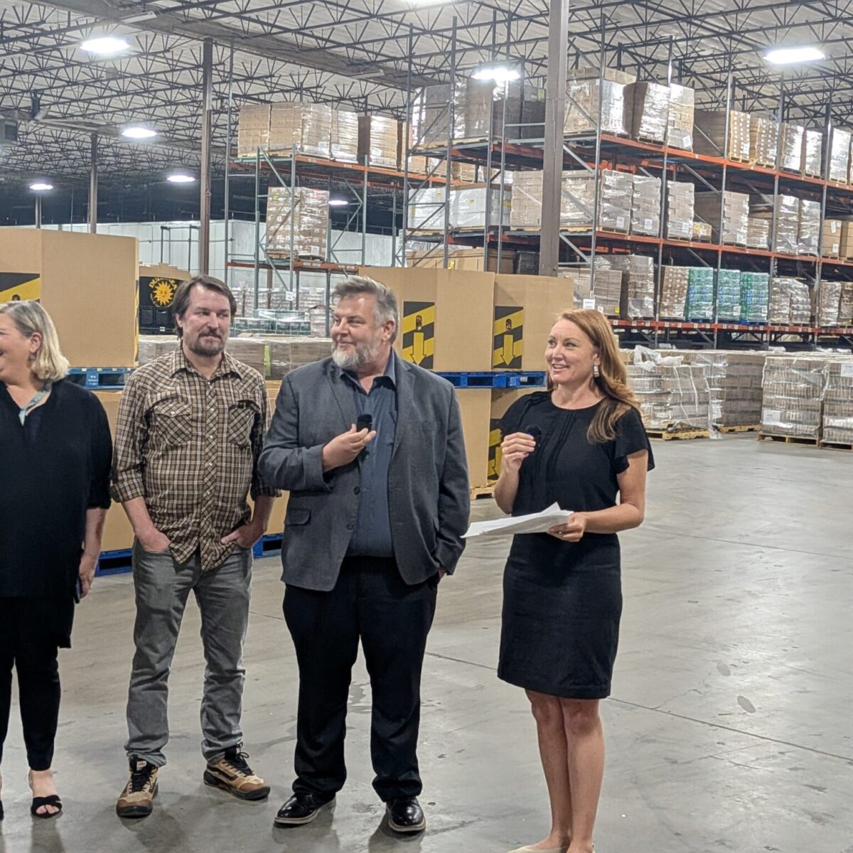 Rep. Stansbury visits Roadrunner Food Bank, warns of rising child hunger