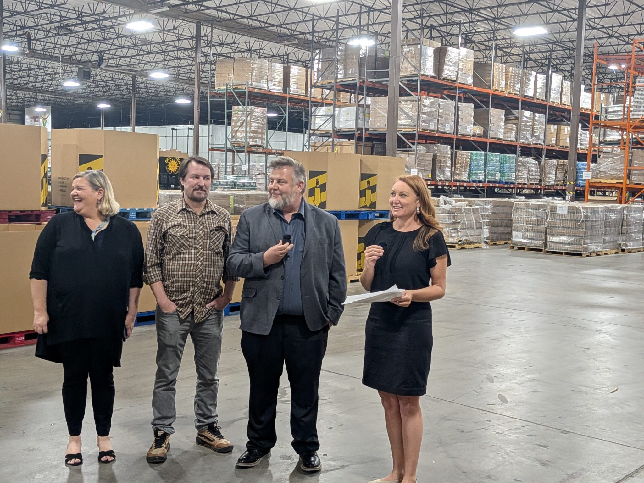 Rep. Stansbury visits Roadrunner Food Bank, warns of rising child hunger