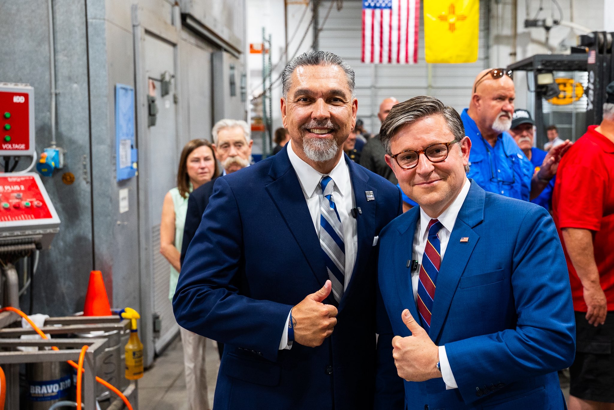 U.S. House Speaker Johnson returns to New Mexico for GOP congressional hopeful’s fundraiser