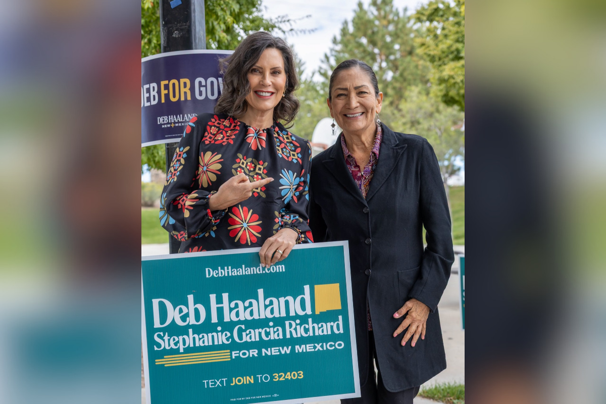 Mitten on the mesa: Whitmer stumps for Haaland in Hull’s hometown