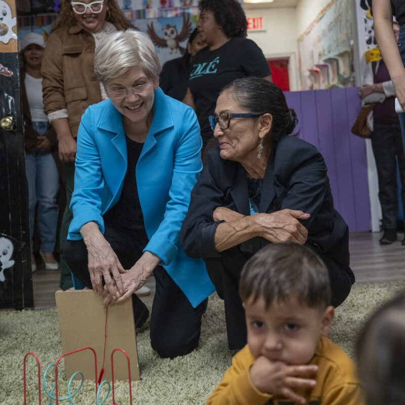 Warren stumps for Haaland in ABQ as both pitch New Mexico as affordability solution for Dems