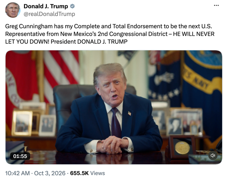 Twitter, Trump Post